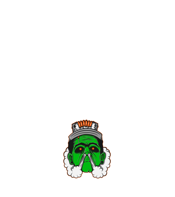 Frankenvape minta piros pólón