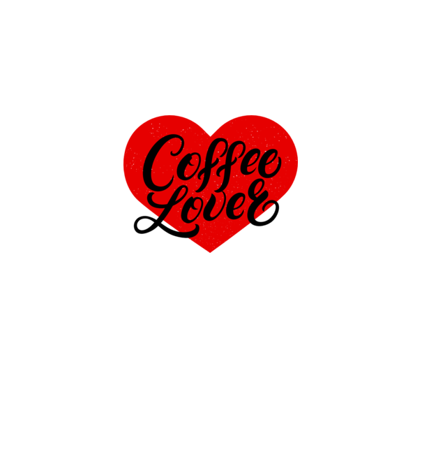 Coffee lover minta fehér pólón