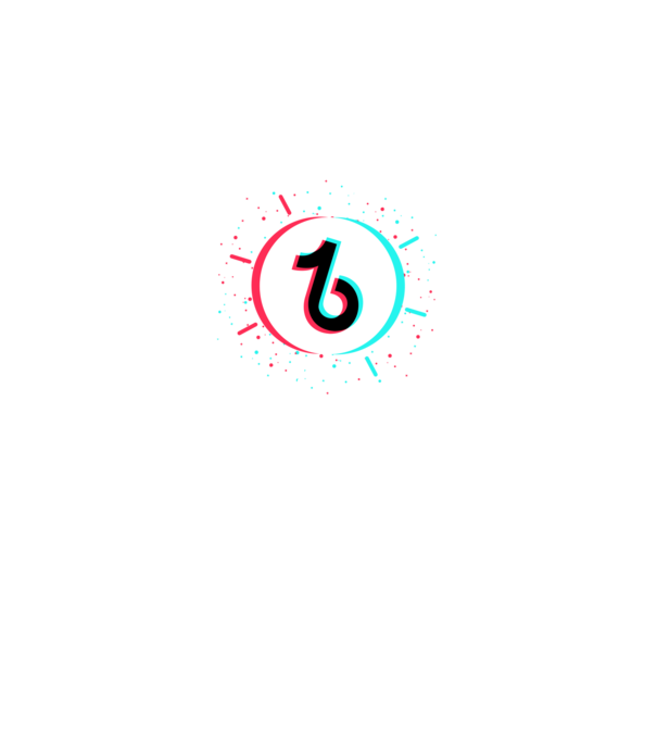 TikTok kövess!! Szelfi minta fekete pólón