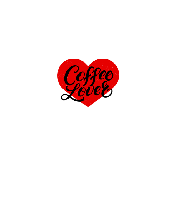 Coffee lover minta fehér pólón