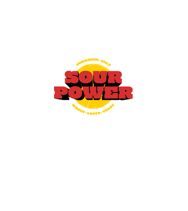 Sour power GOSE black minta fekete pólón
