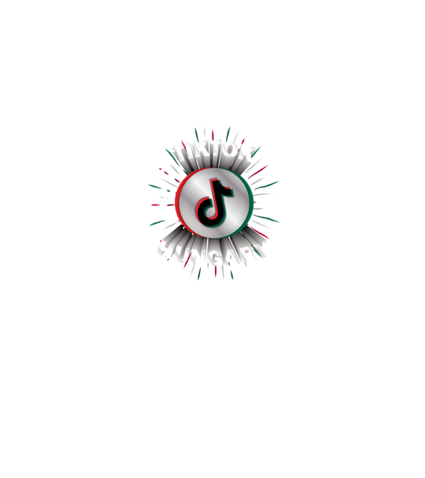 TikTok Hungary minta farmerkék pólón