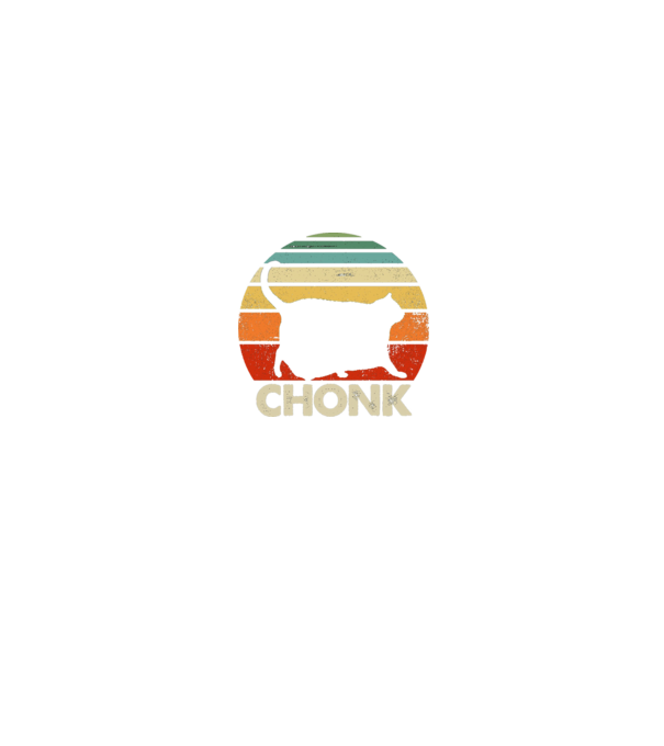 CHONK minta fekete pólón