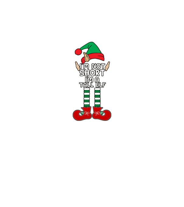 I'm not short minta fekete pólón