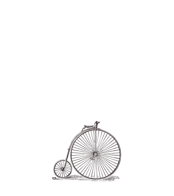 Velocipede minta világos rózsaszín pólón