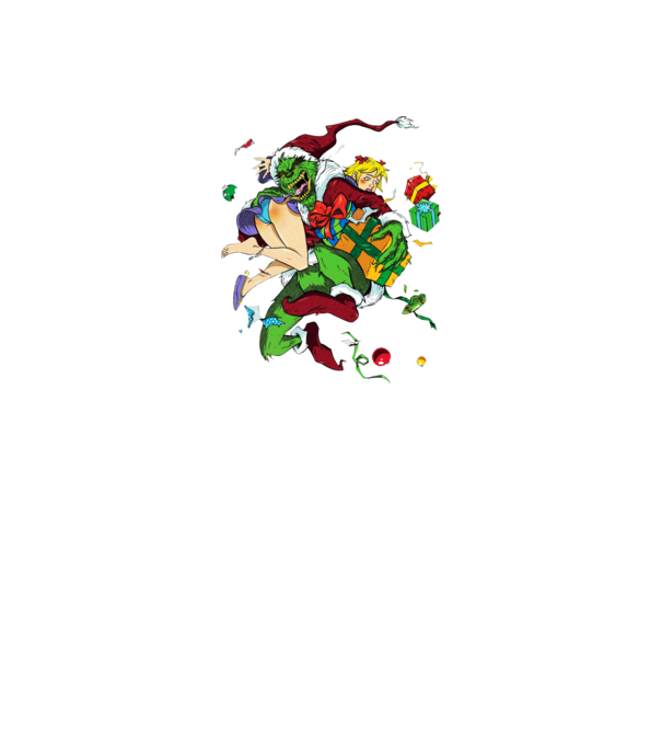 Wildest Grinch minta zöld pólón