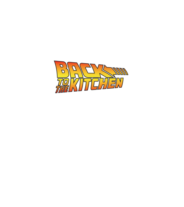 Back to the kitchen minta szürke pólón