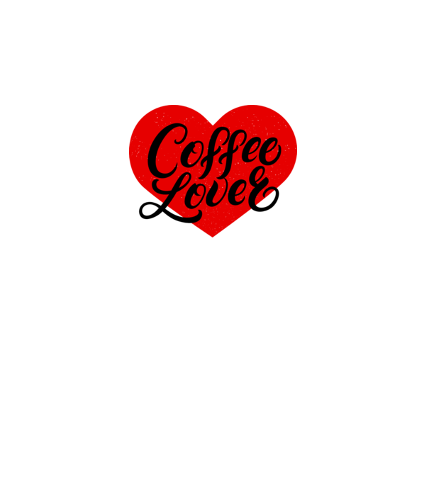 Coffee lover minta fehér pólón