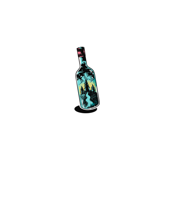 Bottle B_Y minta szürke pólón