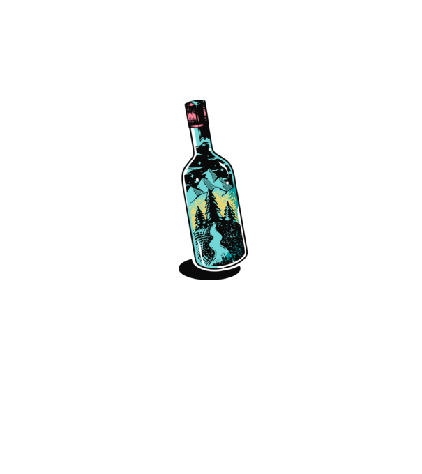 Bottle B_Y minta szürke pólón