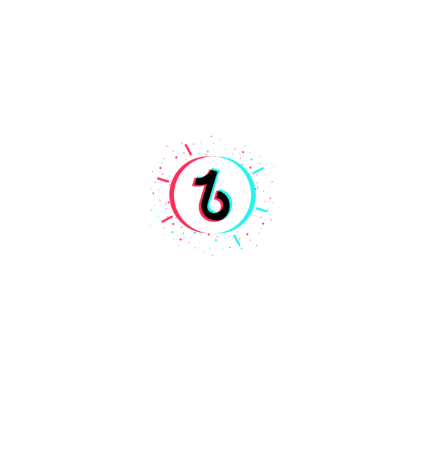 TikTok kövess!! Szelfi minta fekete pólón