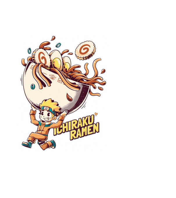 Ichiraku Ramen Naruto minta fekete pólón