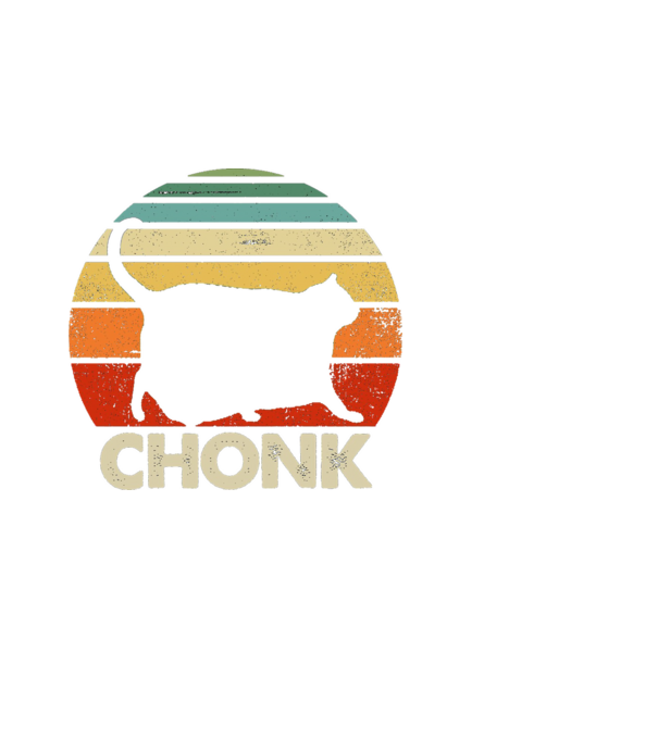 CHONK minta fekete pólón