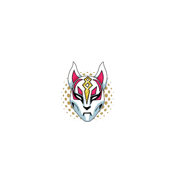 Drift mask minta fekete pólón