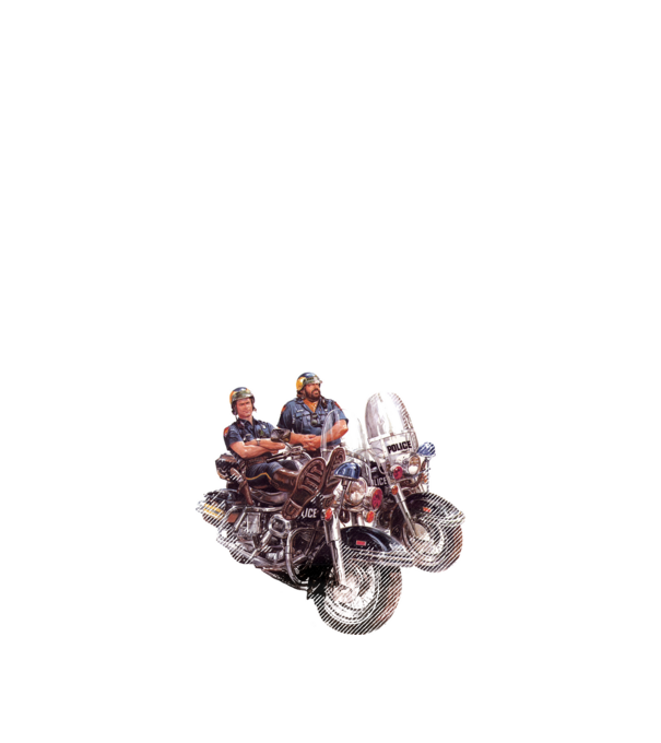 Kirby and Walsh - Bűnvadászok minta fekete pólón