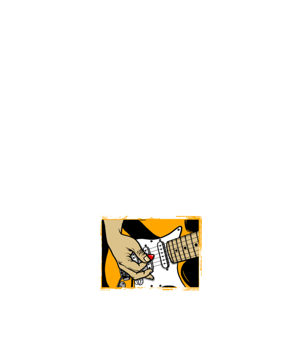 Guitar 21 minta fehér pólón