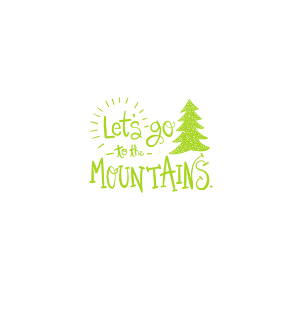 Let's go to the mountains minta farmerkék pólón