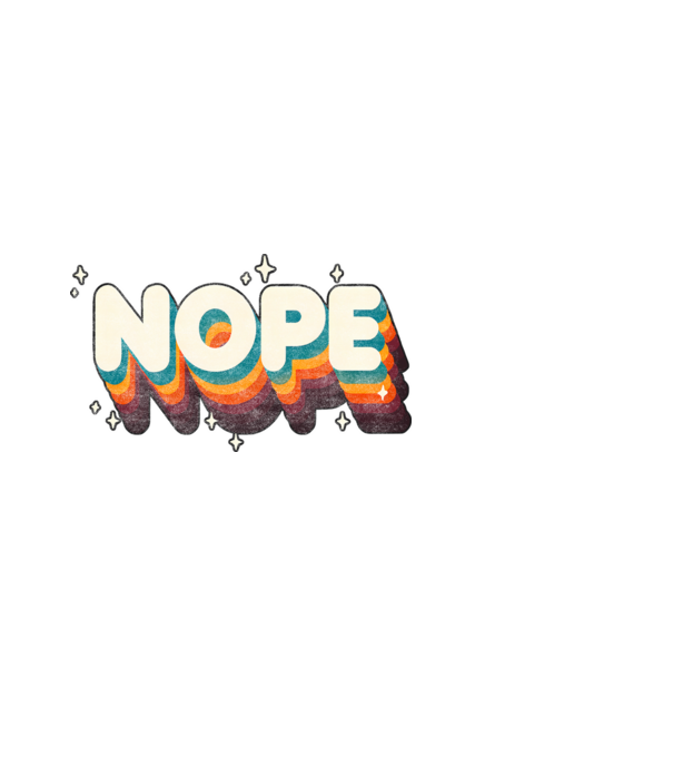 nope minta fekete pólón