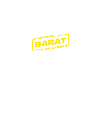 star-wars-legjobb-barat-solo minta fekete pólón