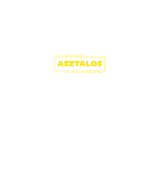 star-wars-legjobb-asztalos minta fekete pólón