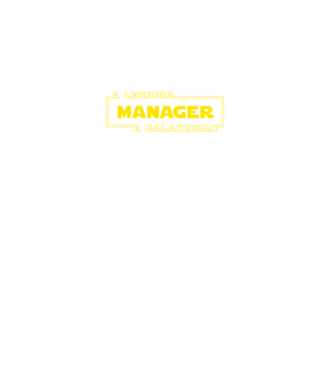 star-wars-legjobb-manager minta fekete pólón