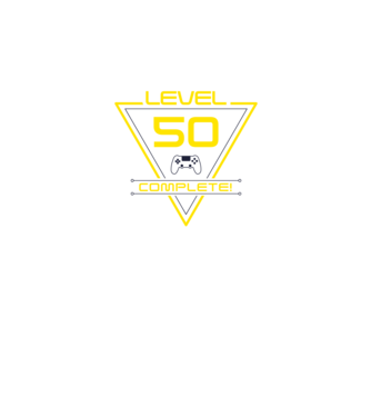 level-complete-50 minta sötétszürke pólón