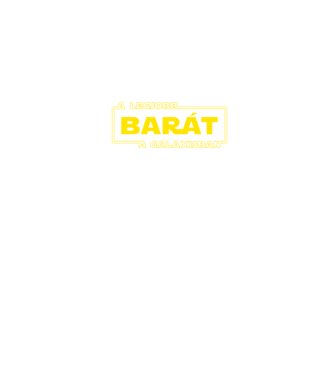 star-wars-legjobb-barat minta fekete/piros pólón