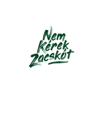 Nem kérek zacskót	(darkgreen) minta fehér pólón