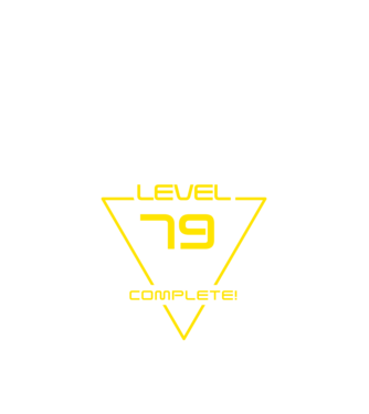 level-complete-79 minta narancssárga pólón