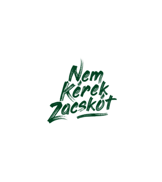 Nem kérek zacskót	(darkgreen) minta szürke pólón