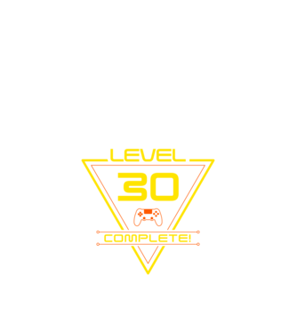 level-complete-30 minta sötétkék pólón