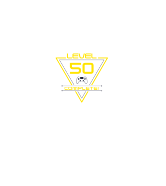 level-complete-50 minta sötétzöld pólón