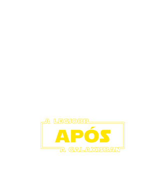 star-wars-legjobb-apos minta sötétkék pólón