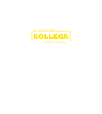 star-wars-legjobb-kollega minta fekete pólón