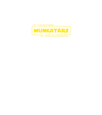 star-wars-legjobb-munkatars minta fekete pólón