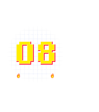 Level Unlocked 08 minta fehér pólón