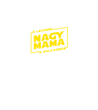 star-wars-legjobb-nagymama-solo minta fekete pólón