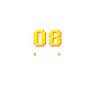 Level Unlocked 08 minta fekete pólón