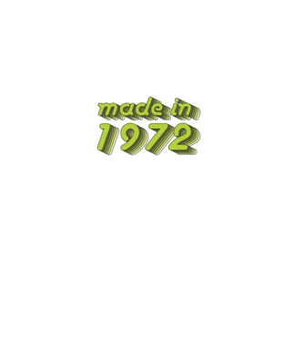 made-in-1972-green-grey minta szürke pólón