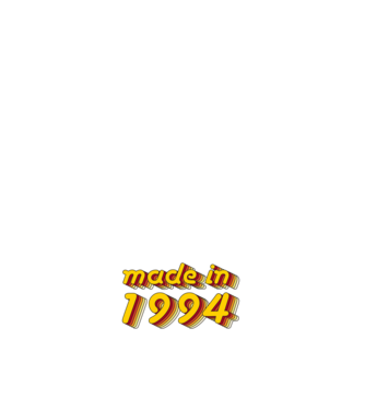 made-in-1994-yellow-red minta fehér pólón