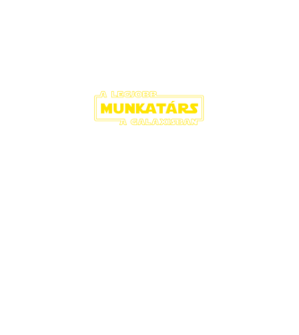 star-wars-legjobb-munkatars minta fekete pólón