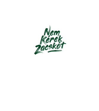 Nem kérek zacskót	(darkgreen) minta fehér/royal pólón