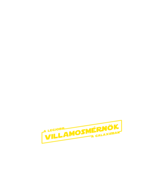 star-wars-legjobb-villamosmernok-solo minta fehér pólón