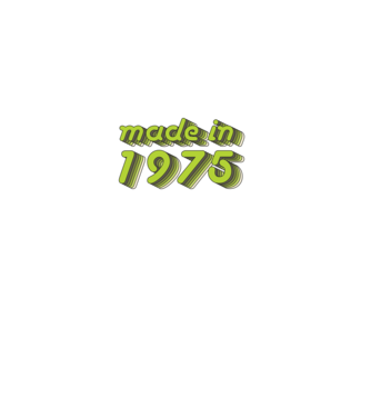 made-in-1975-green-grey minta szürke pólón