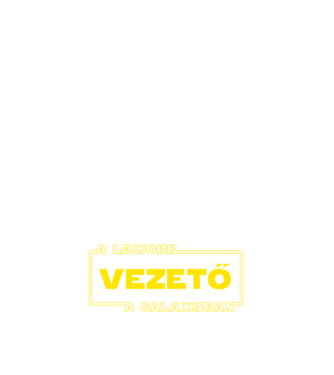 star-wars-legjobb-vezeto minta sötétkék pólón