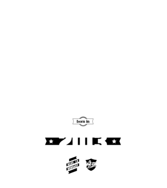 born-in-2013 minta sötétkék pólón