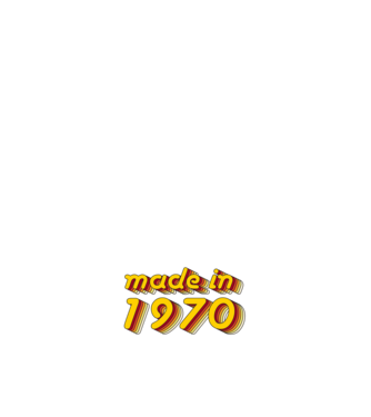 made-in-1970-yellow-red minta fehér pólón