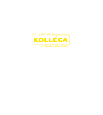 star-wars-legjobb-kollega minta fekete pólón