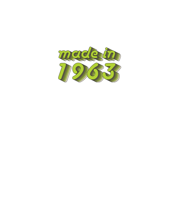 made-in-1963-green-grey minta szürke pólón