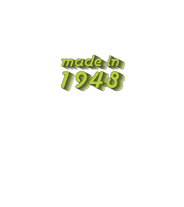 made-in-1948-green-grey minta sötétkék pólón